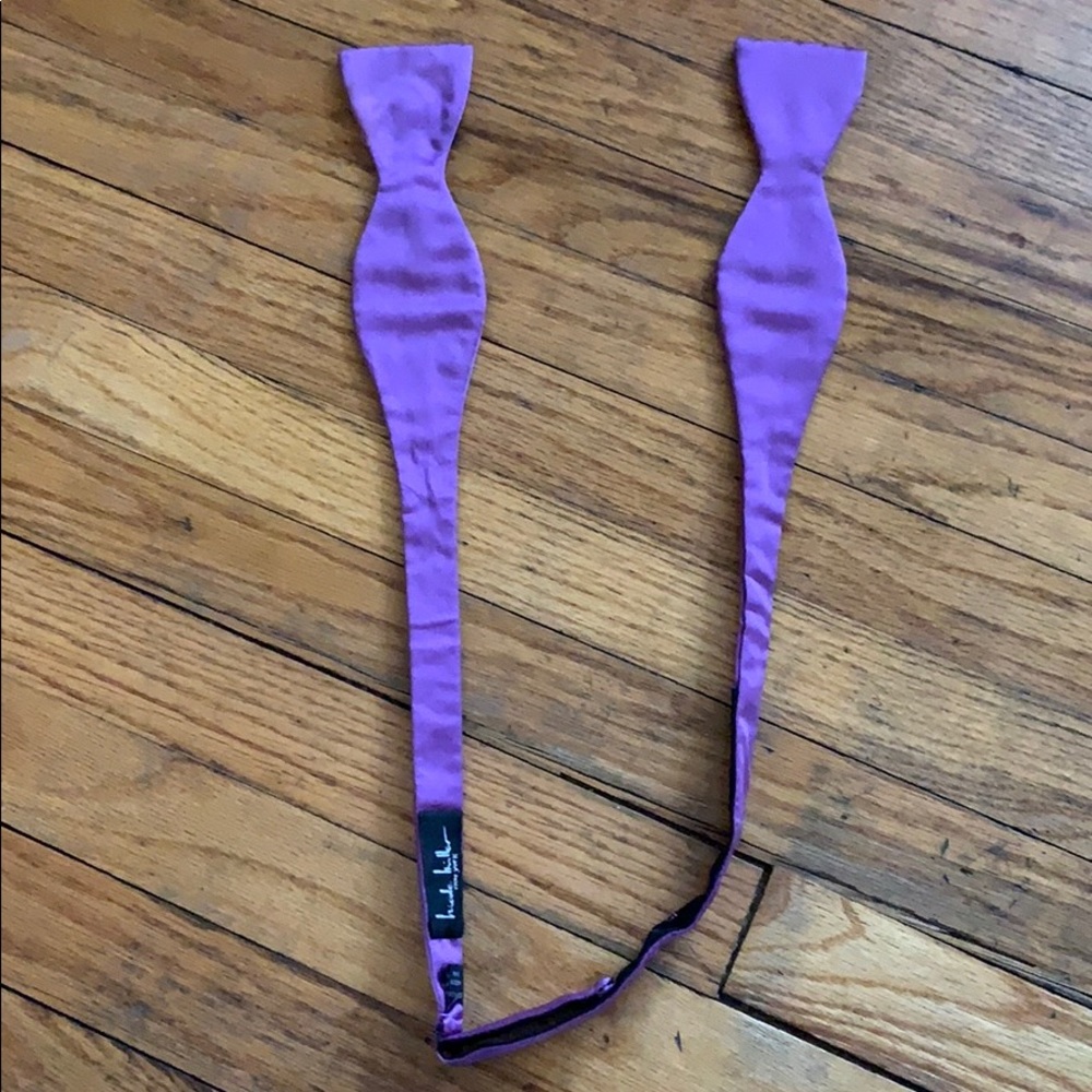 Purple bowtie